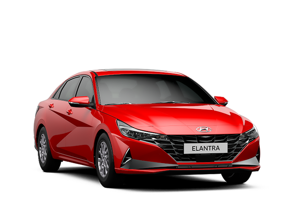 Hyundai Elantra Новая Цвет: Fiery Red